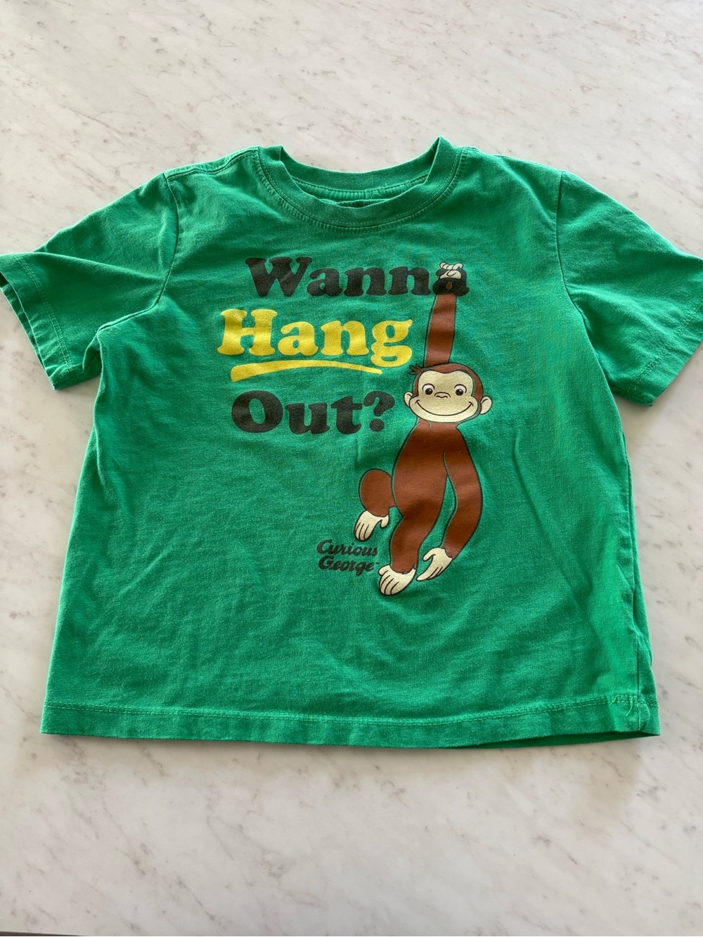 George Green Curious George Graphic Tee with Yellow Accents